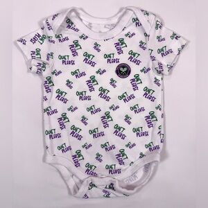 WIMBLEDON Tennis Tournament The Championships Baby “Quiet Please” One Piece 3-6M